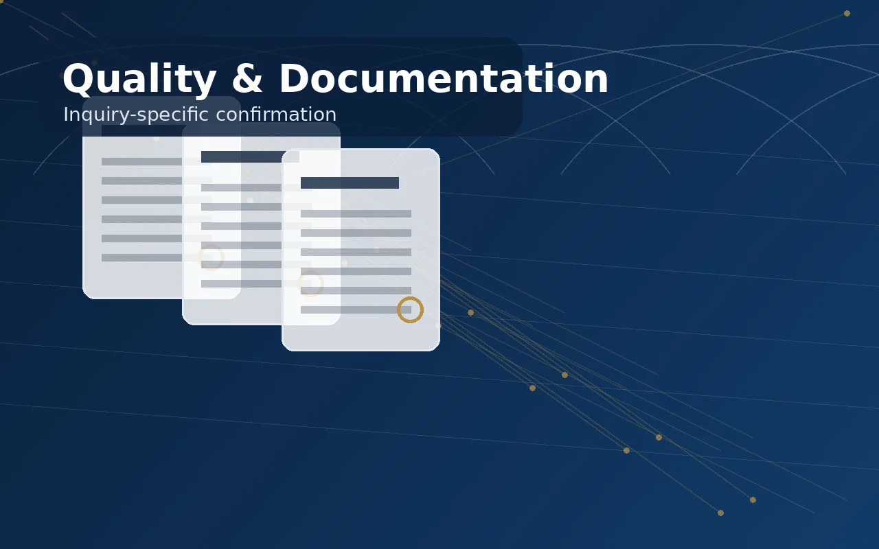 Abstract privacy and documentation visual